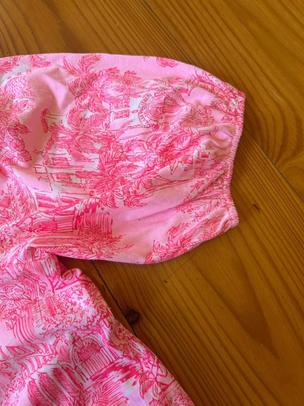 Lilly Pulitzer Toile Cotton  Pink and White Printed Polo Mini Dress - Picture 6 of 9